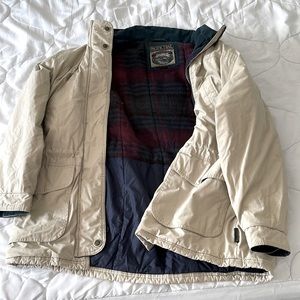 Pacific Trail Cream Quilted Winter Jacket XL